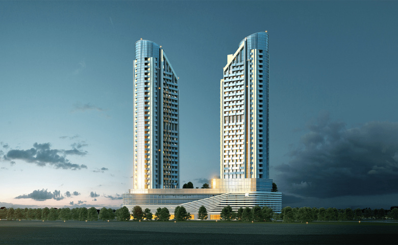 Cloud Twin Tower