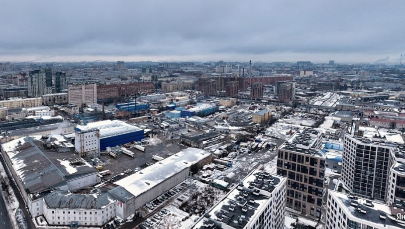 На месте завода Талосто (Кузнецовская 52)